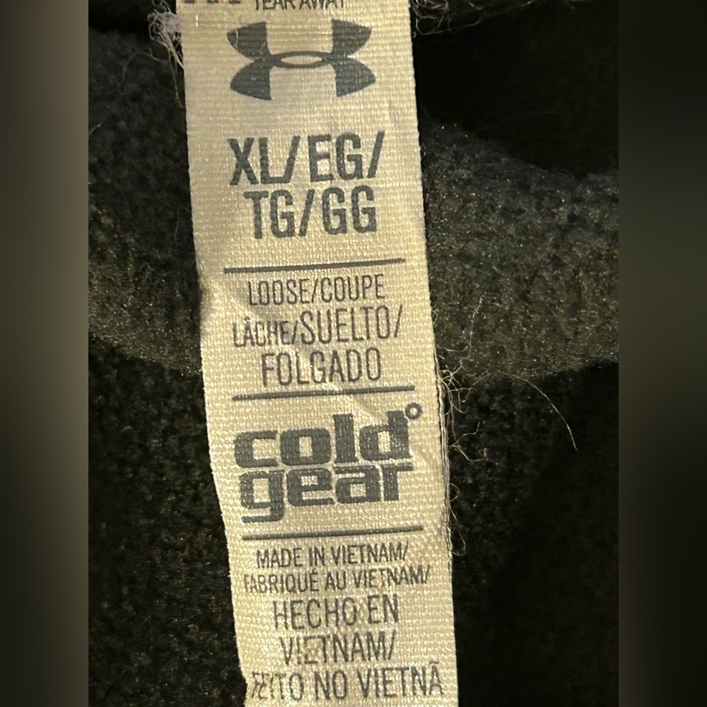 Under Armour cold gear Mens Full Zip Storm Jacket olive green Size XL - Picture 8 of 8